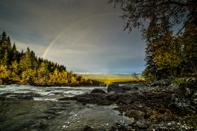 "Waterfall rainbow"